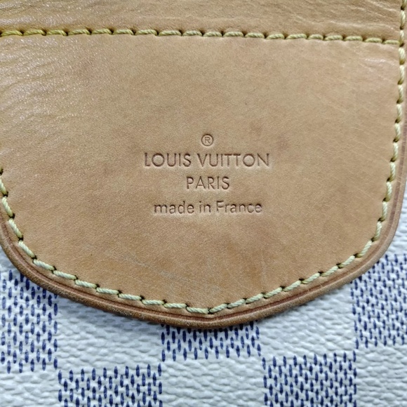 Authentic Louis Vuitton Stresa GM White Damier Azure - Picture 7 of 10